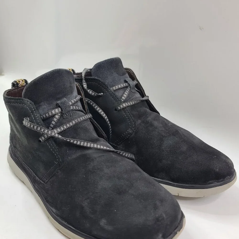 UGG Men's Black Freamon 1094358 Suede Waterproof Ankle Chukka Boots Size 9‎
